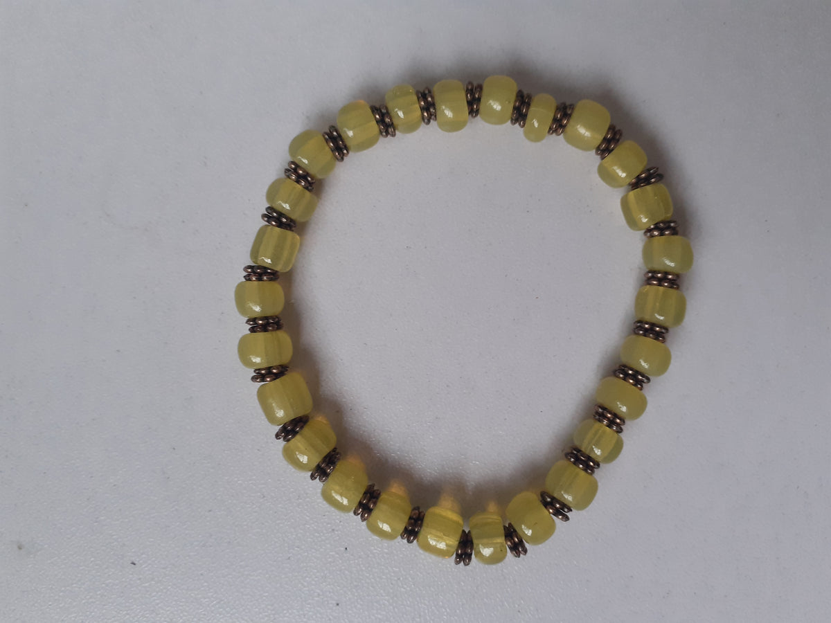 Green Lime Beaded Bracelet