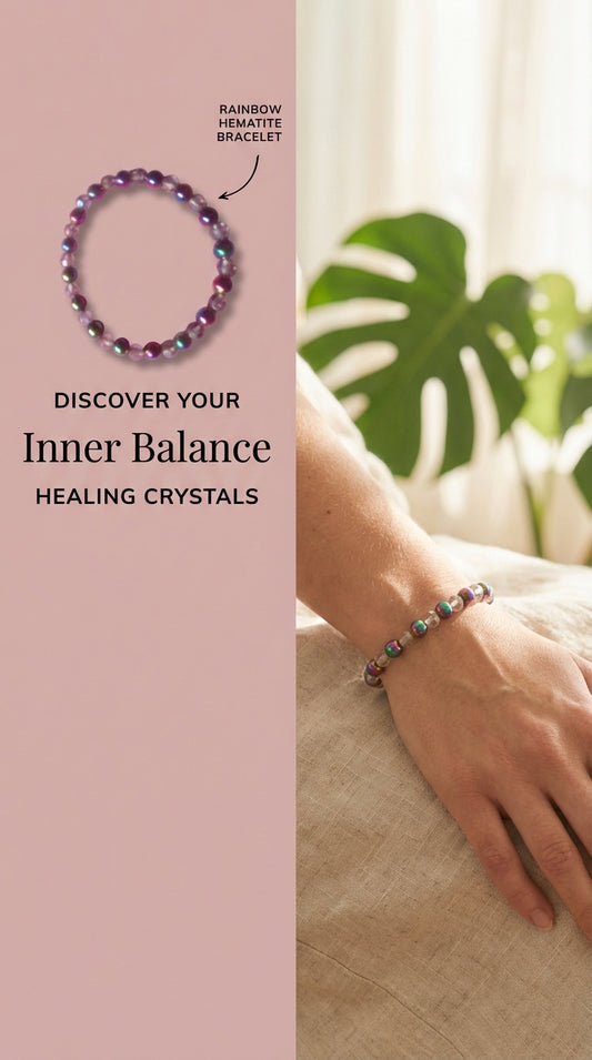Rainbow Hematite Bracelet