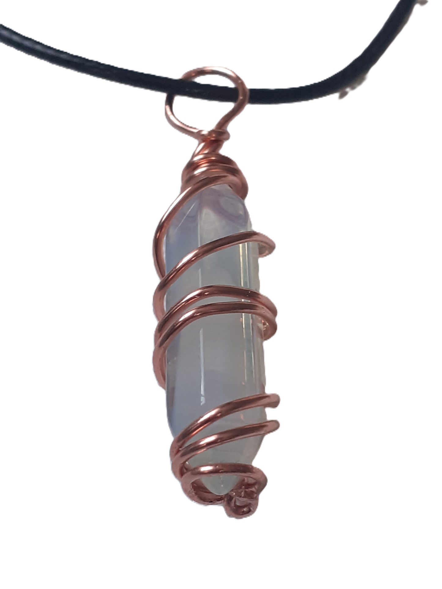 Opalite Crystal Pendant Necklace