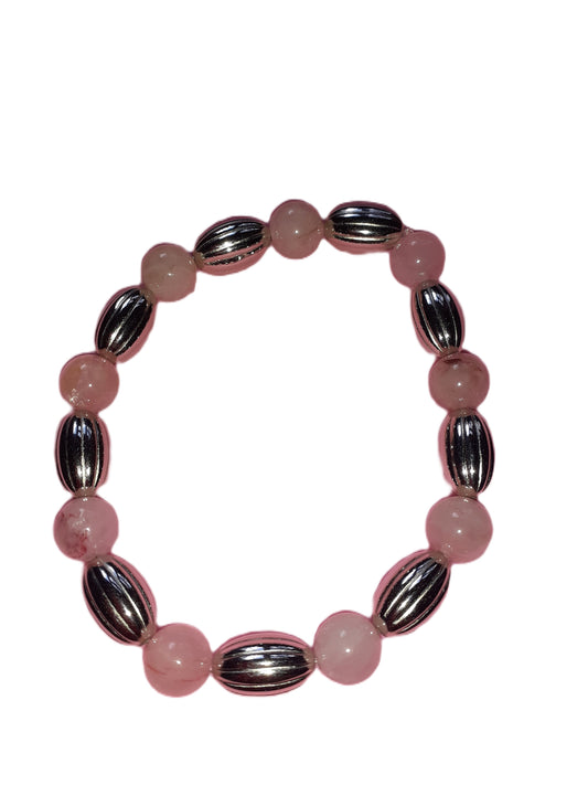 Rose Quartz Crystal Bracelet