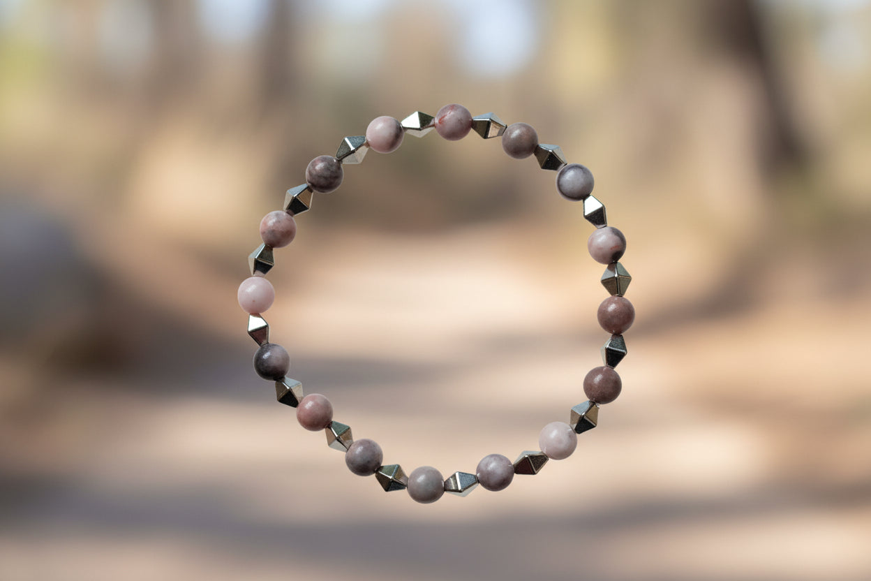 Zebra Jasper Crystals Bracelets