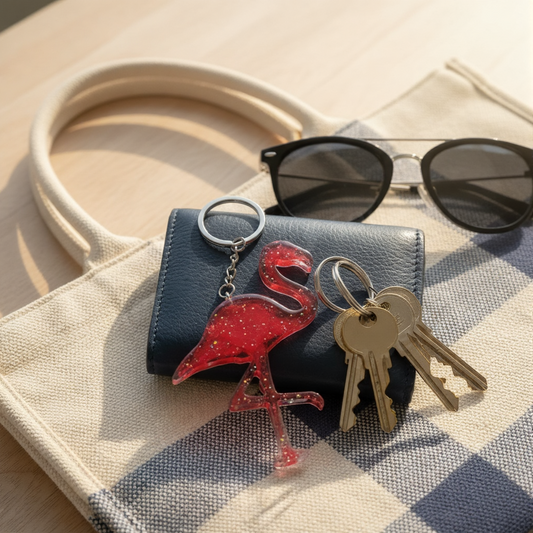 Flamengo keyring charm