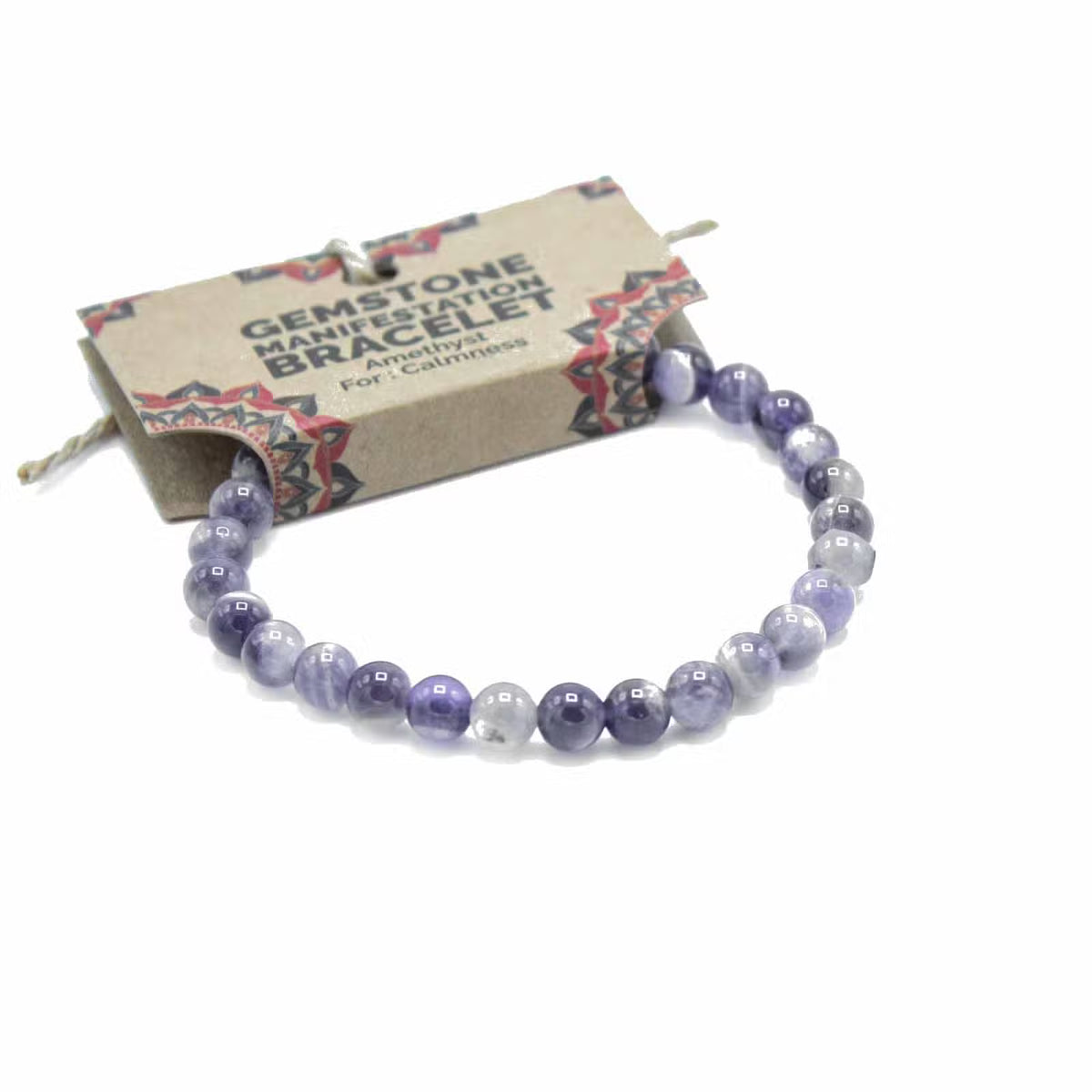 Amethyst - Calmness Gemstone Manifestation Bracelet