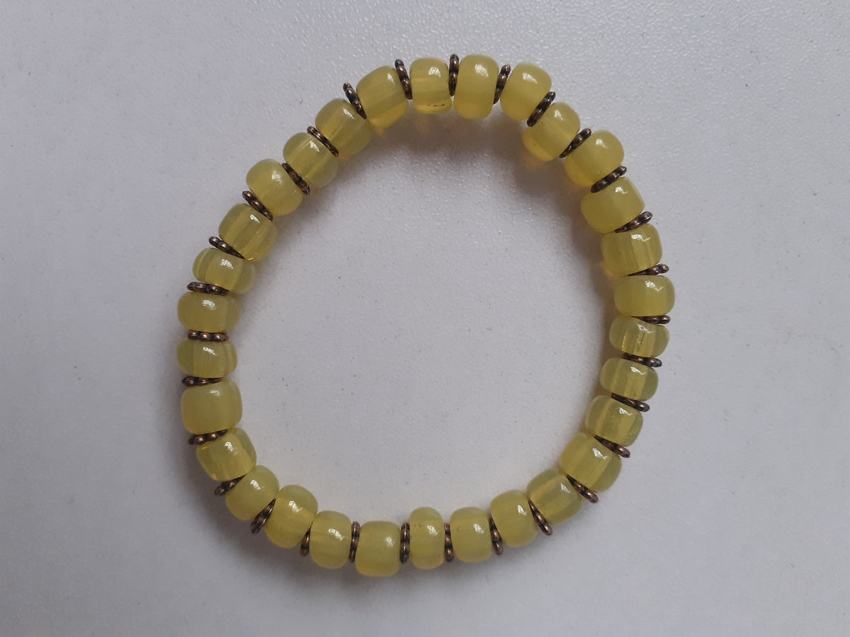 Green Lime Beaded Bracelet