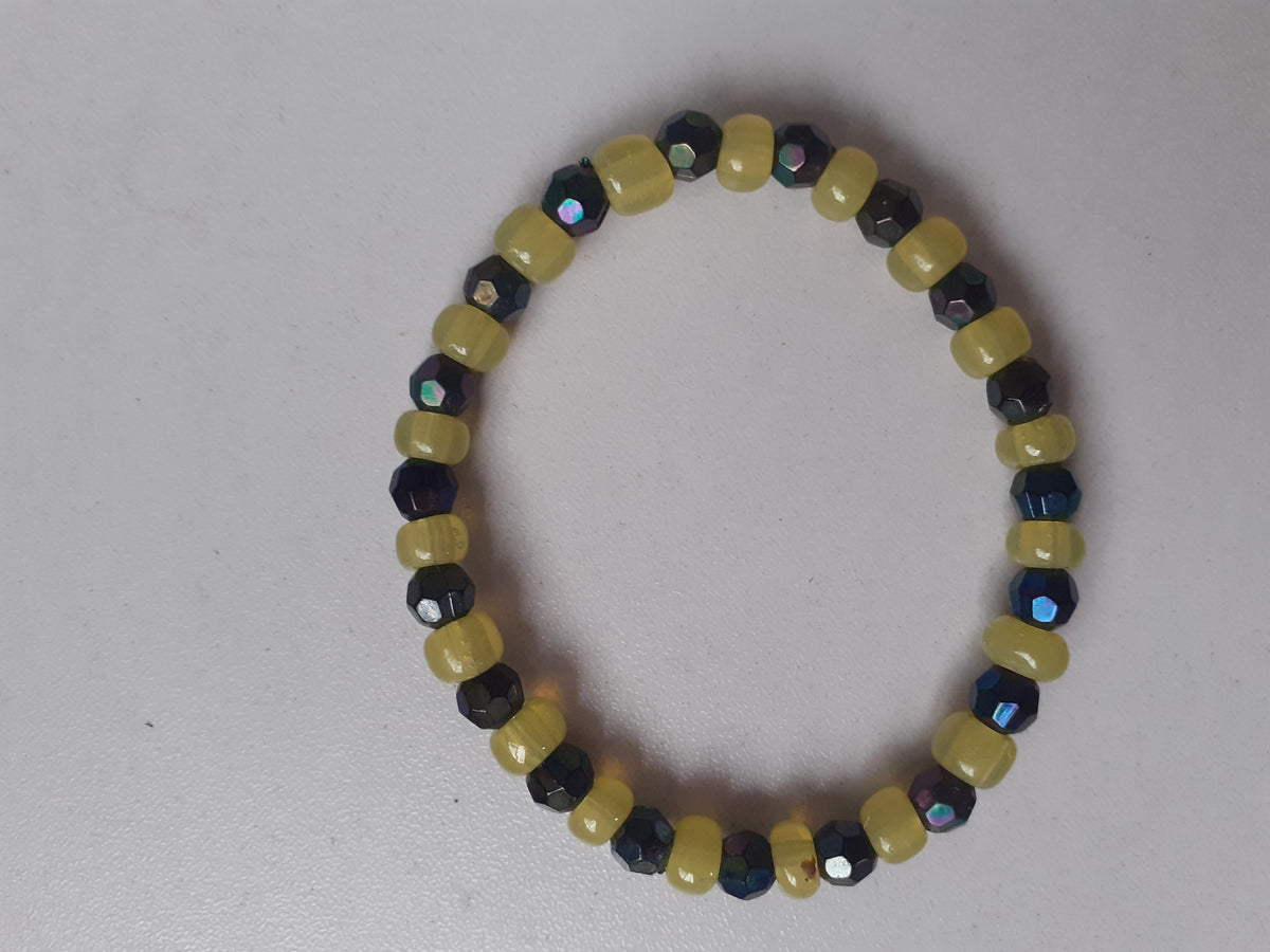 Green Lime Beaded Bracelet