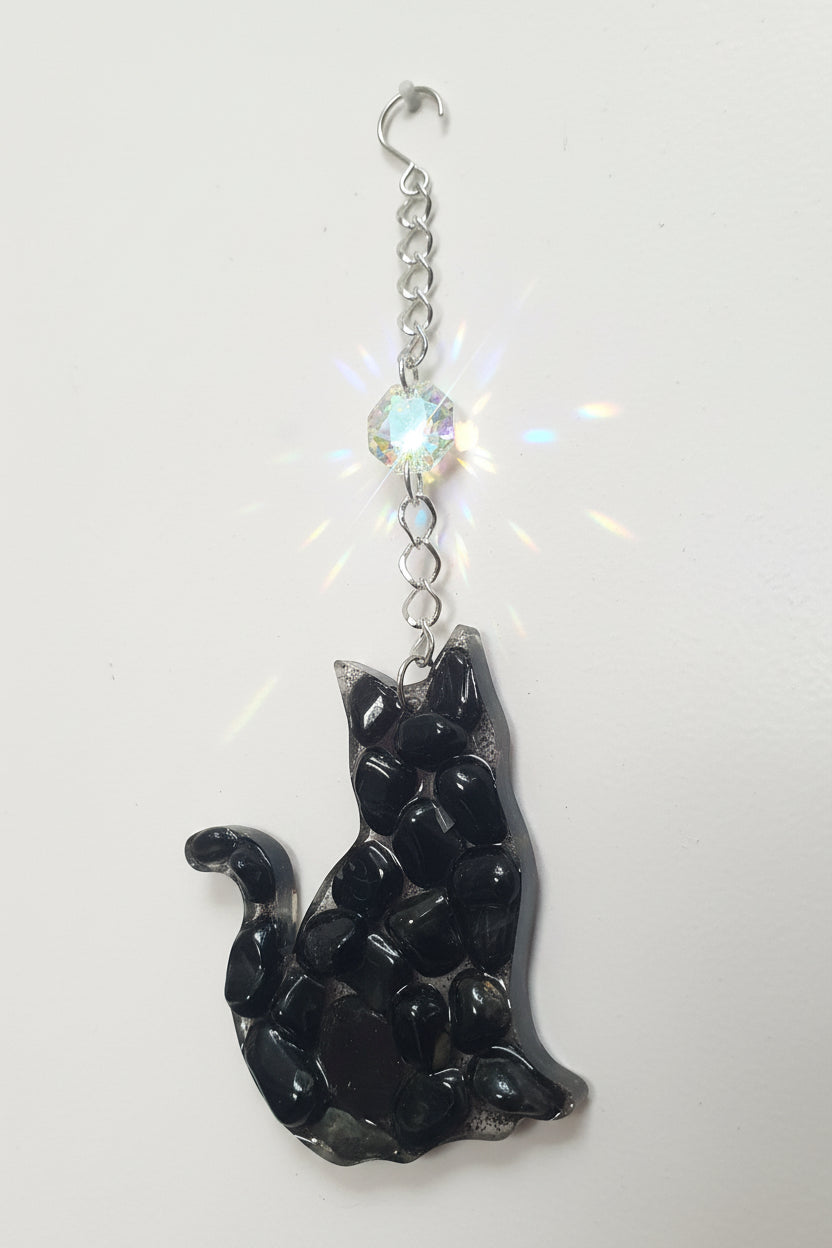 Hanging Ornaments, Suncatcher Cat Home Decor