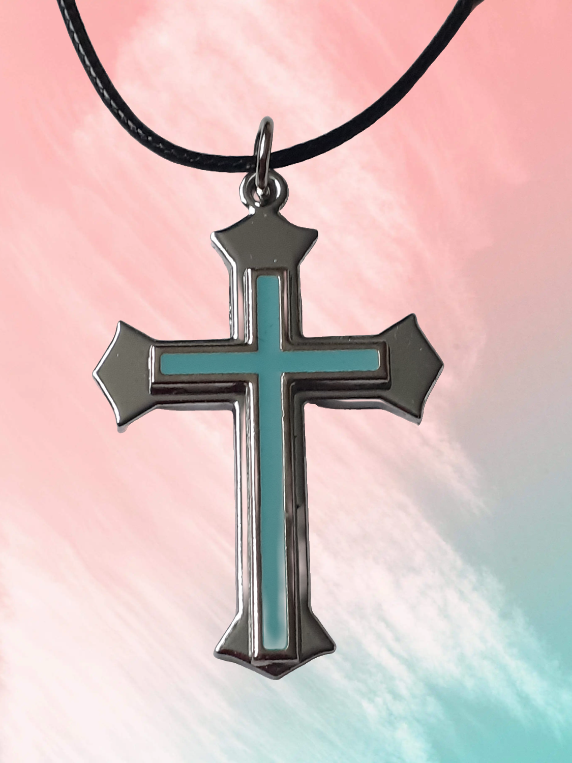Large Cross Pendant Necklace