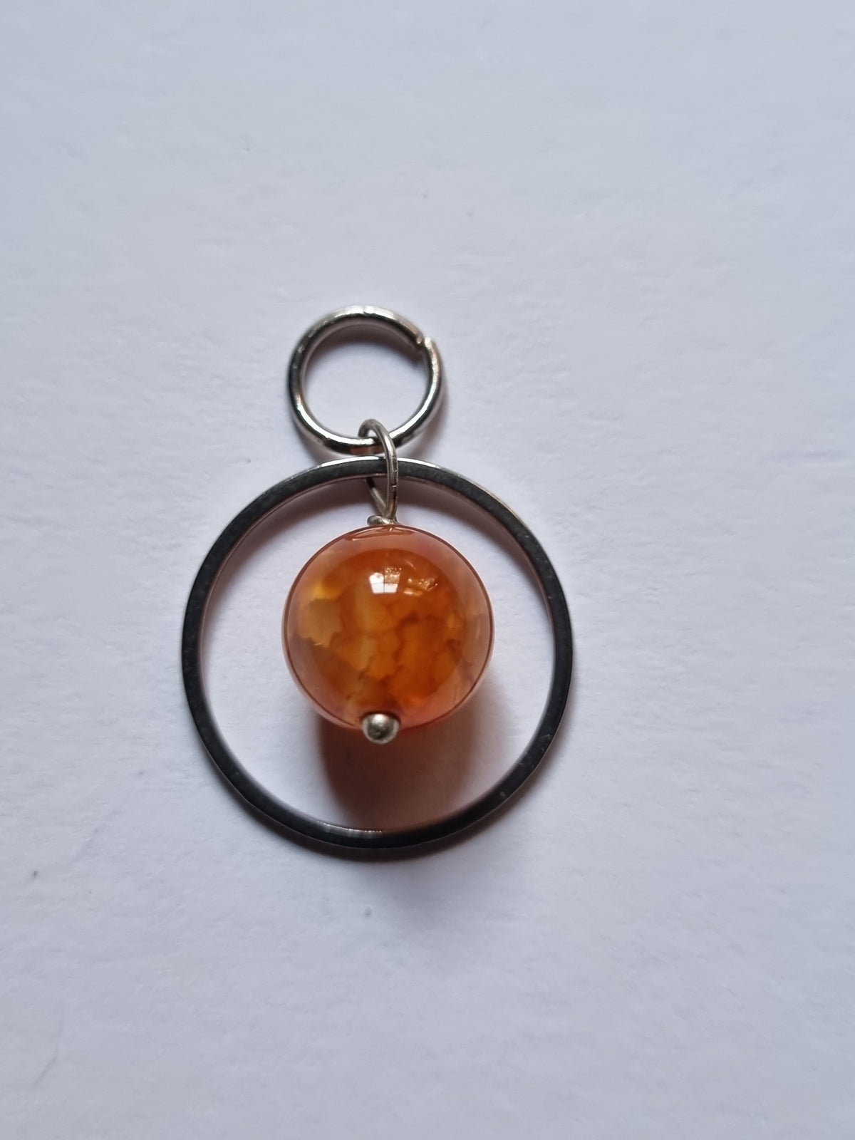 Small Carnelian pendant necklace