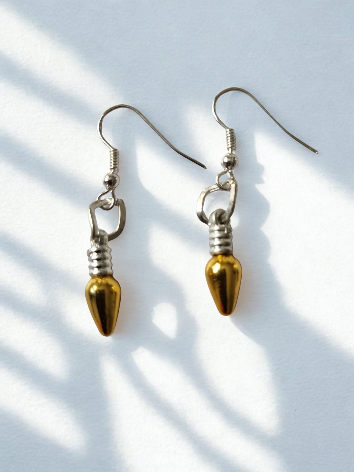 Colourful festive drop earrings