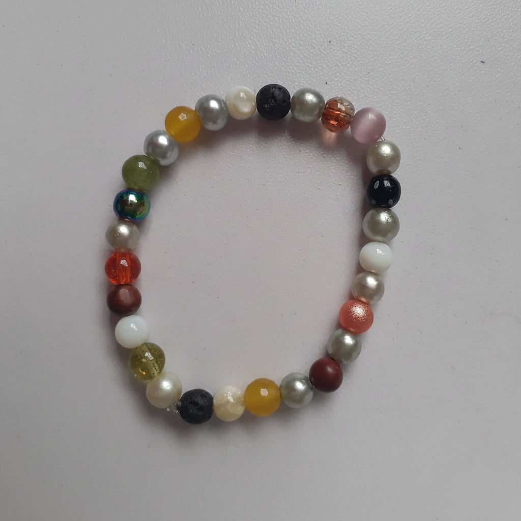 Mixed Crystal Stretch Bracelet