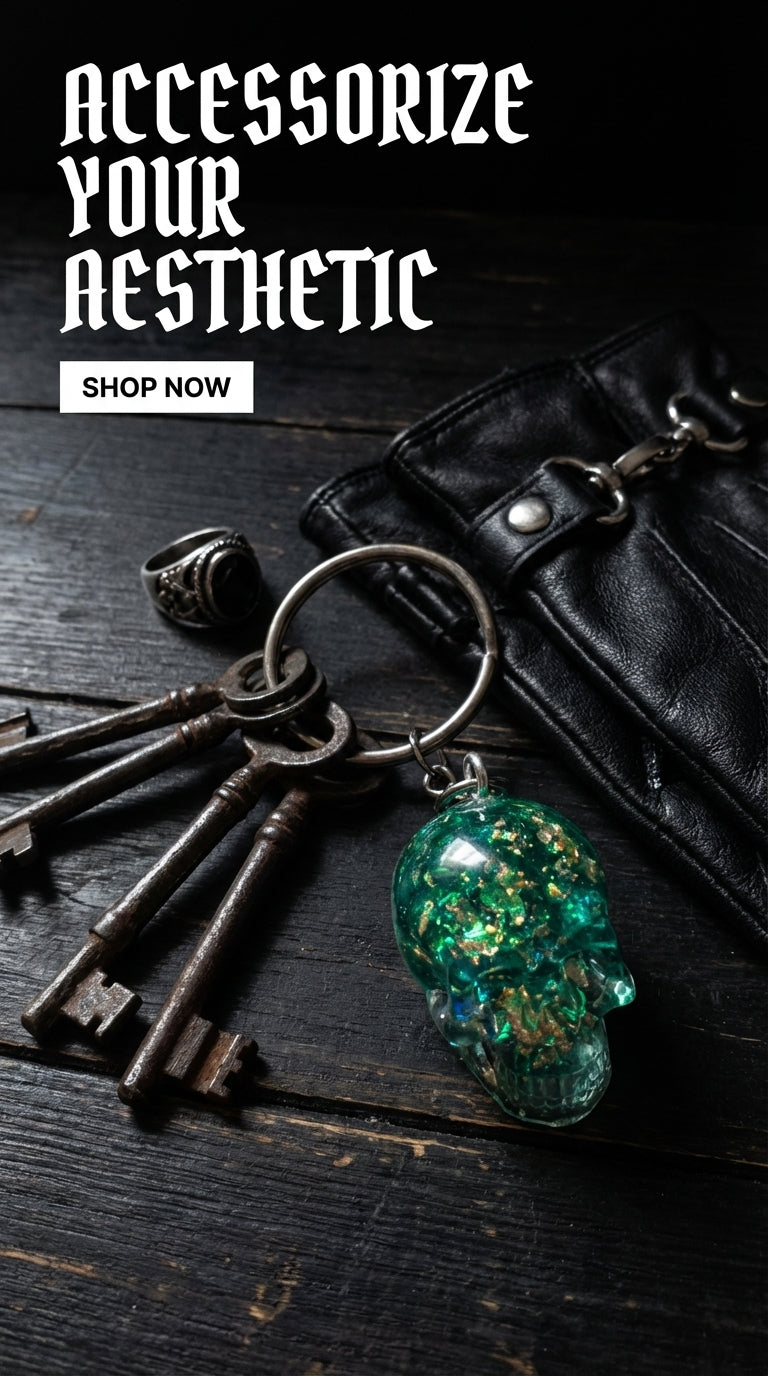 Small Skull Keyring charms