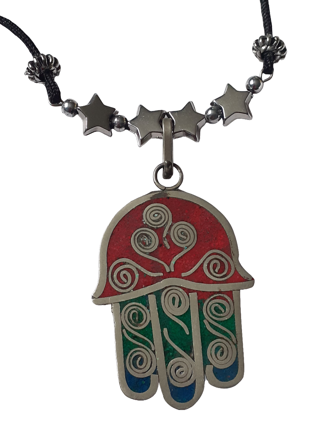 Khomisa or Hamsa Hand Protection Pendant Necklace