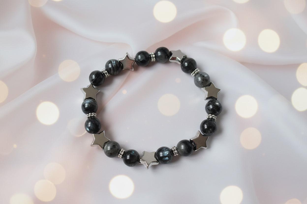 Larvikite Crystal Bracelets