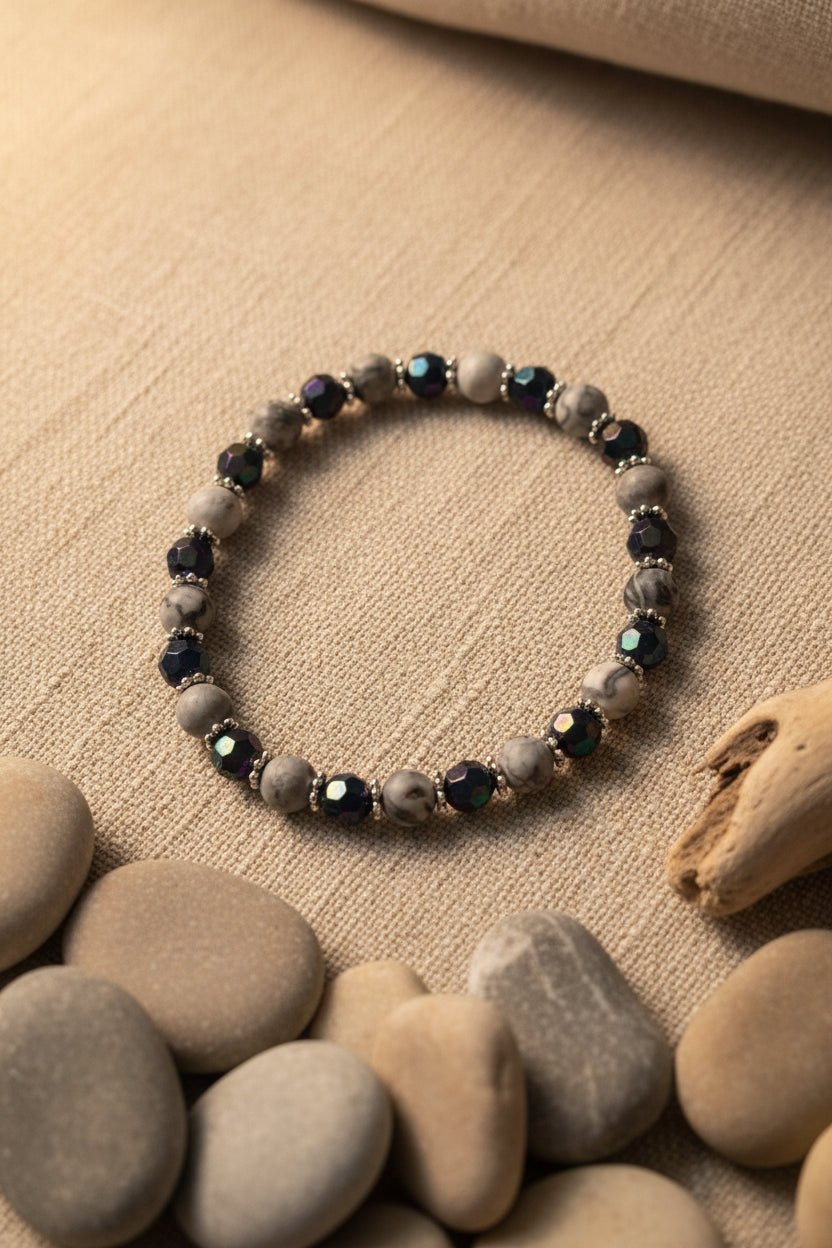 Picasso Jasper (Mapstone) Crystals Bracelets