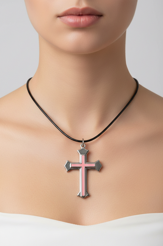 Large Cross Pendant Necklace