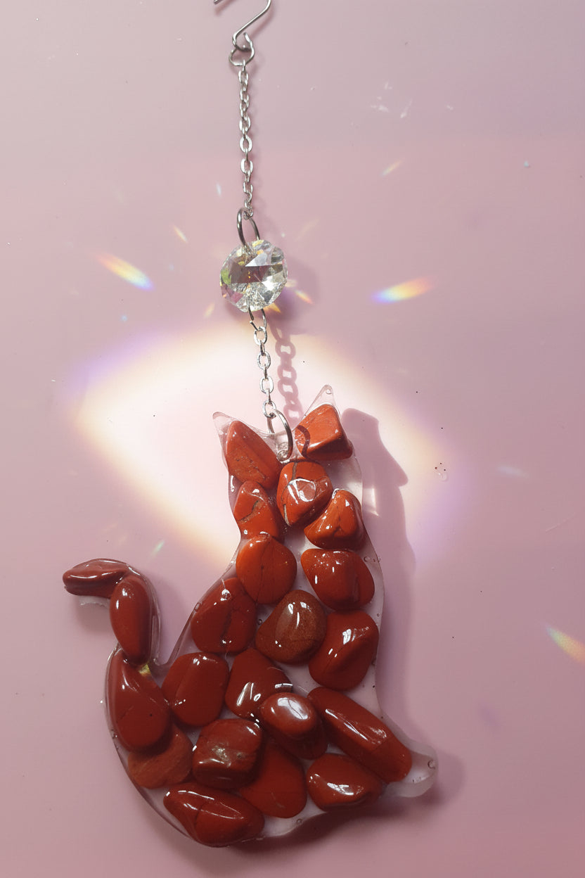 Hanging Ornaments, Suncatcher Cat Home Decor