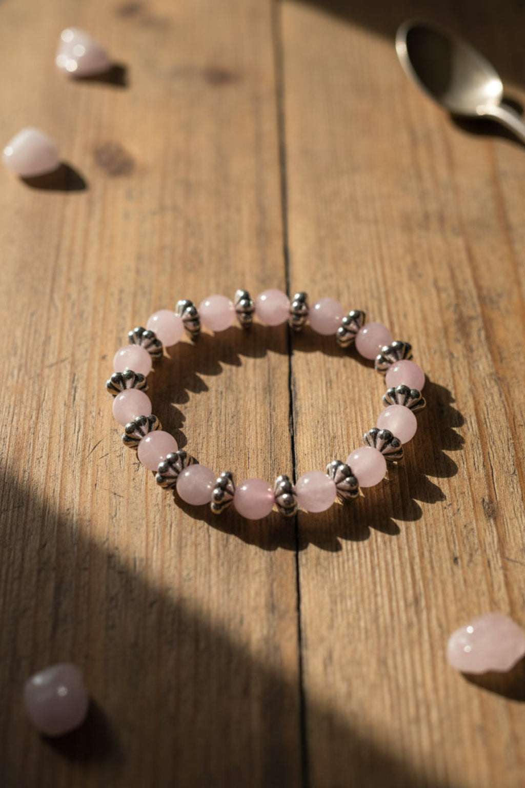Rose Quartz Crystal Bracelets