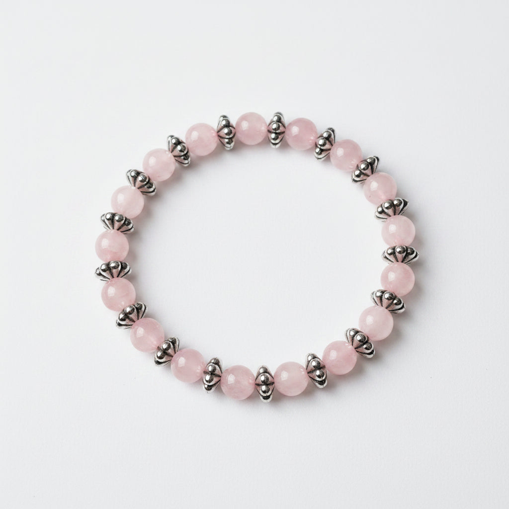 Rose Quartz Crystal Bracelets