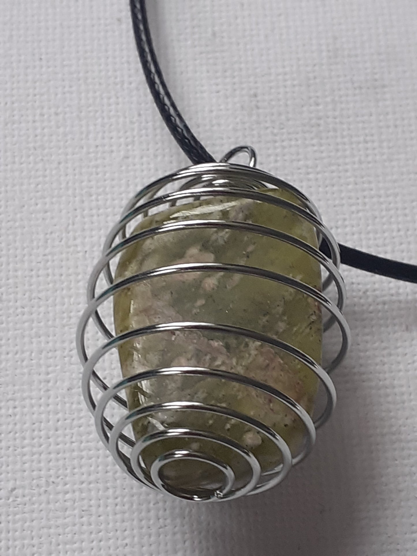 Crystal Cage Pendant Necklace