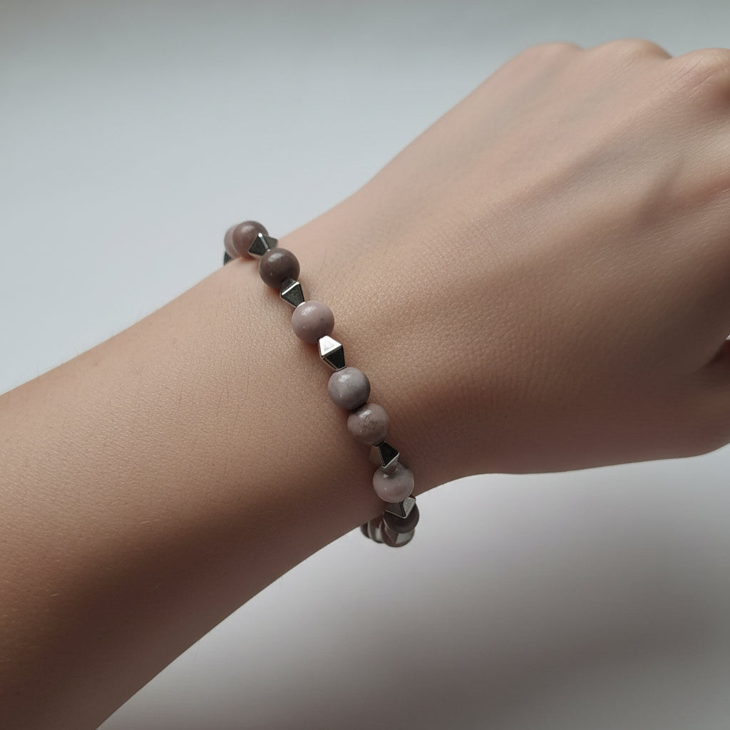 Zebra Jasper Crystals Bracelets