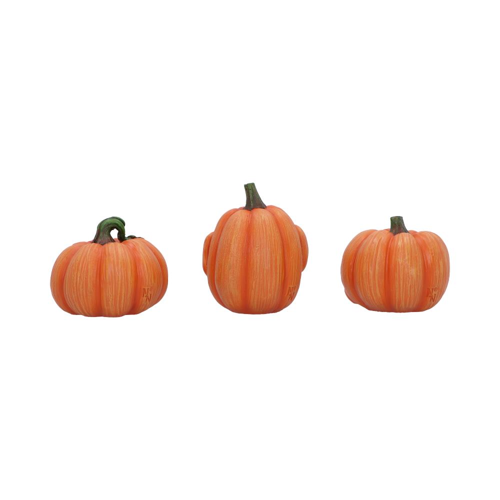 Three Wise Pumpkins, Collectible Figurines, spooky and seasonal, Halloween Decor
