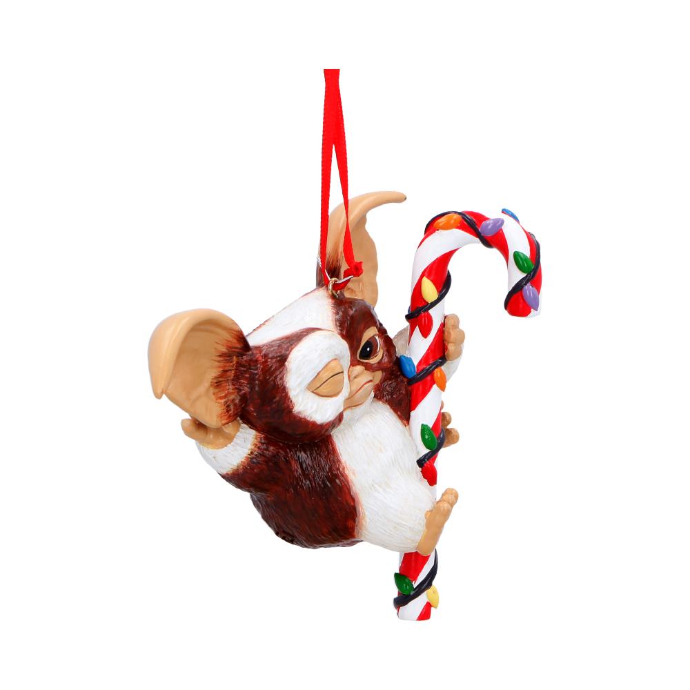 Gremlins Christmas Ornament, Hand-Painted Resin Candy Cane Fairy Light Cane