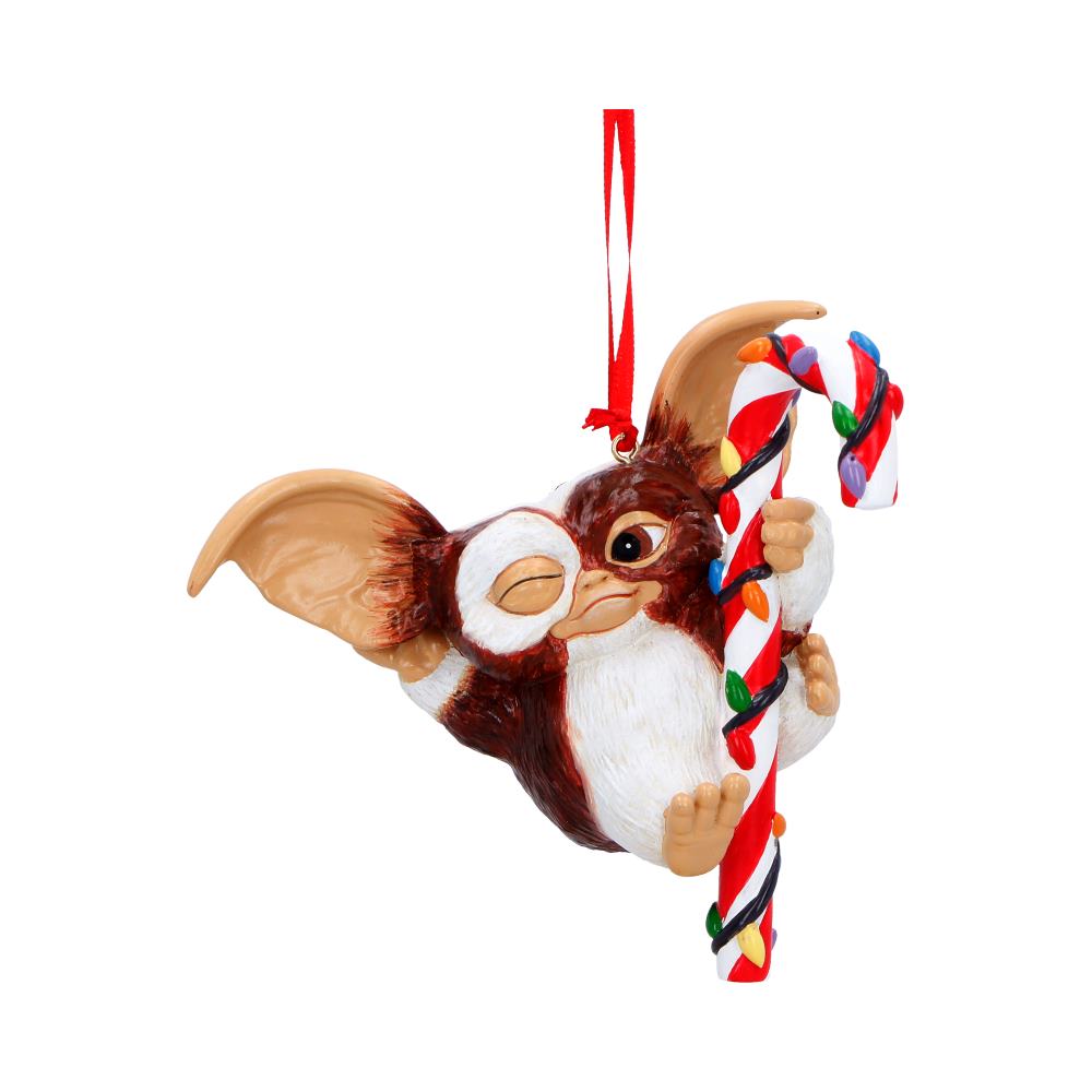 Gremlins Christmas Ornament, Hand-Painted Resin Candy Cane Fairy Light Cane