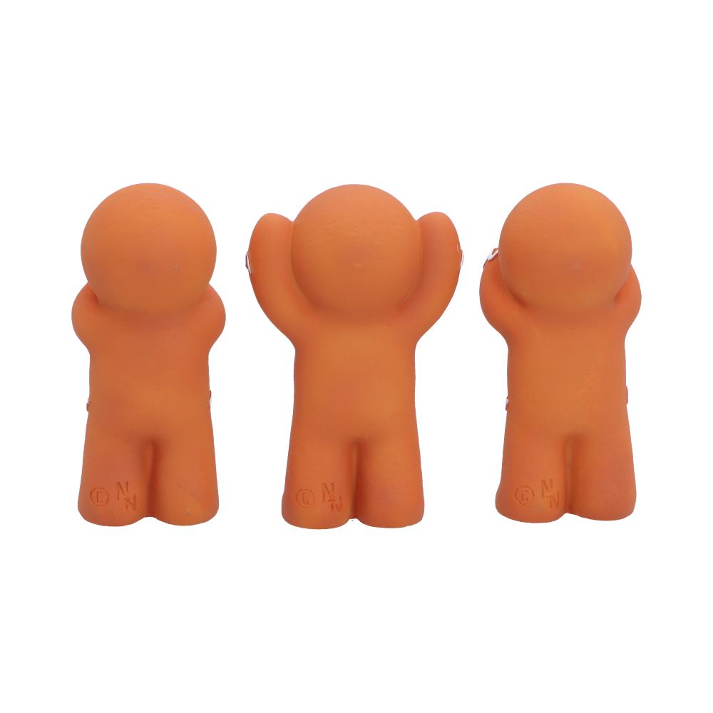 Three Wise Gingerbread figurine set, seasonal giftware, hand-painted collectables, whimsical festive ornaments