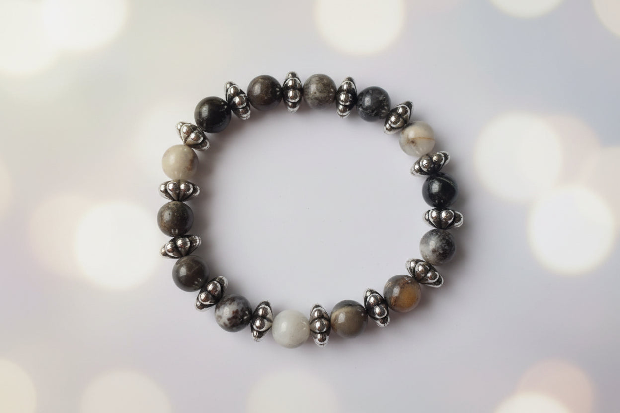 Flower Amazonite Crystal Bracelets